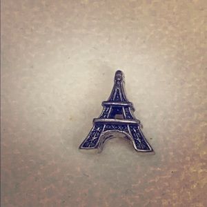 Eiffel Tower silver charm